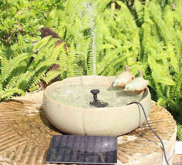 150L/H Solar Panel Powered Water Feature Pump Garden Pool Pond Aquarium Fountain