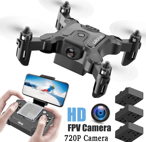Mini Drone Pro Wifi 1080P Camera Wide Angle Foldable RC Quadcopter