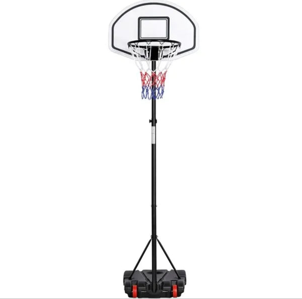 2.5m Freestanding Basketball Hoop Stand Portable Basketball Stand Set on Wheels