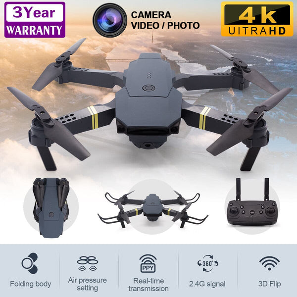 2024 Drone RC Drones Pro 4K HD Camera GPS WIFI FPV Quadcopter Foldable Bag Gifts